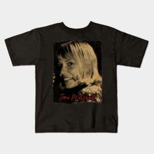 80s Classic Joni Mitchell Kids T-Shirt